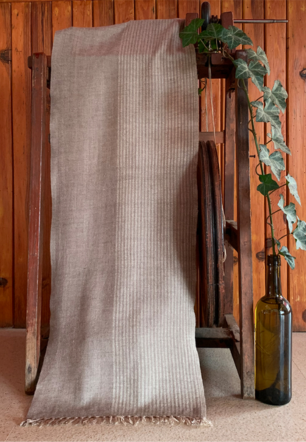 Textured Fawn Ivory Scarf